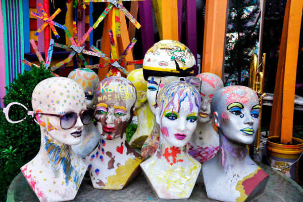 painted ladies heads